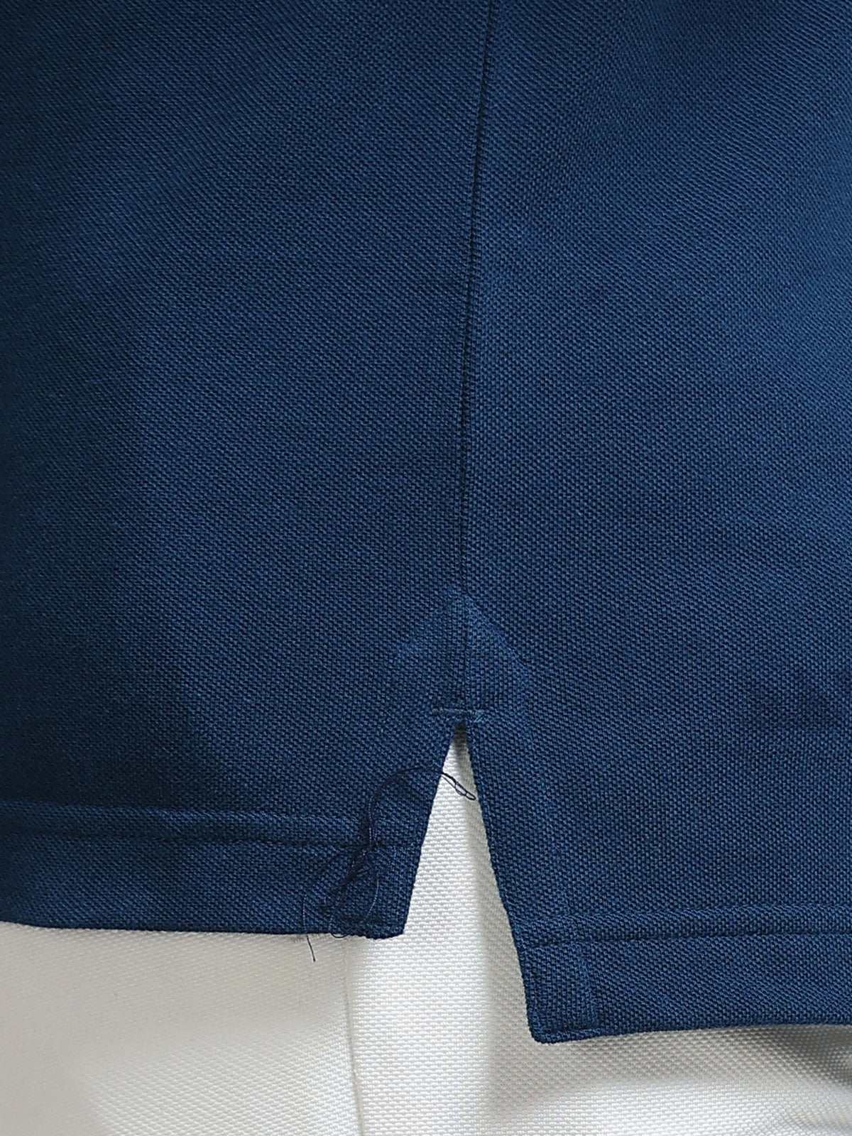 The Next Story Self Design Men Polo Neck Blue T-Shirt - view 6