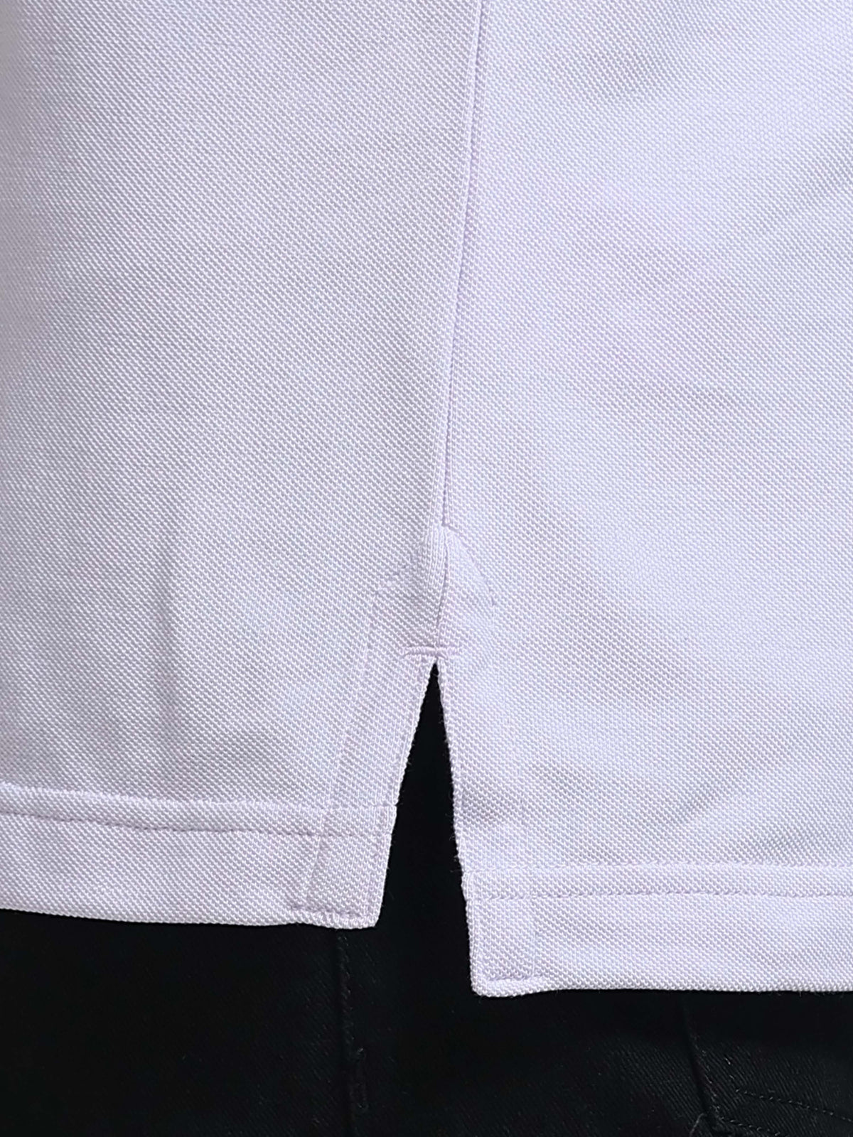 The Next Story Self Design Men Polo Neck Purple T-Shirt - view 6